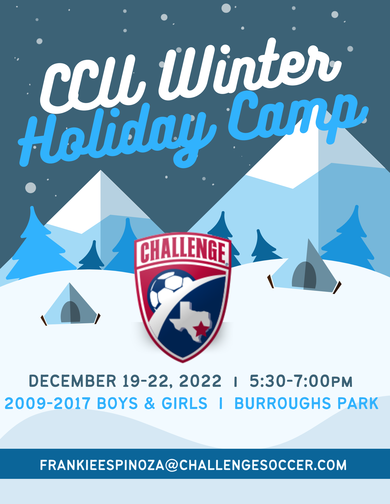 CCU Winter Holiday Camp