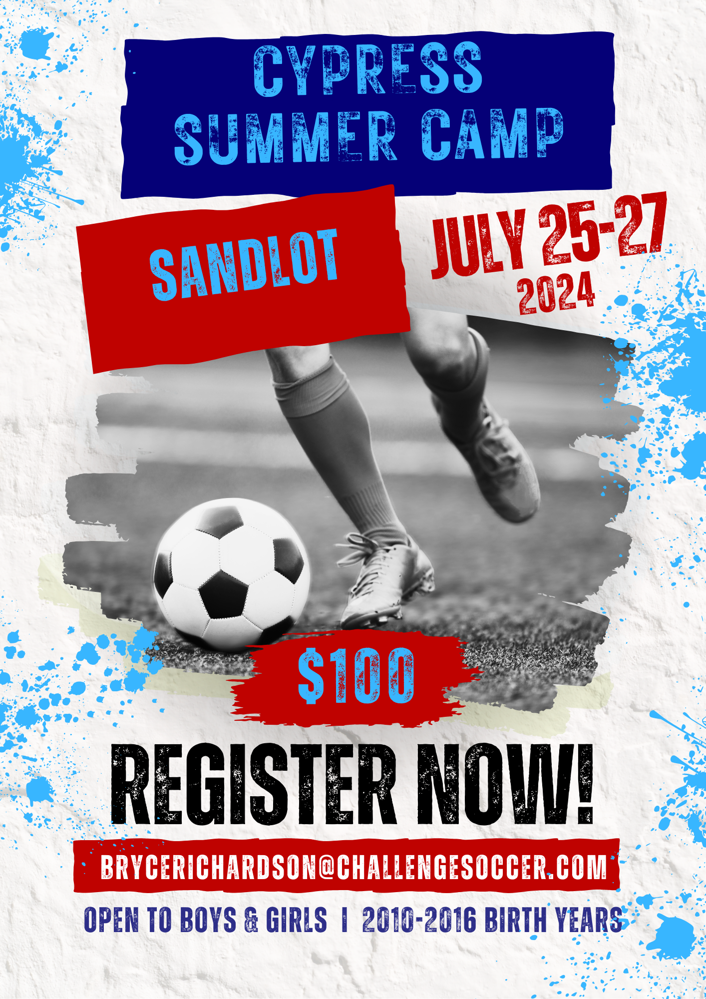 Cypress Summer Camp | Challenge Soccer Club